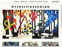 Tablet Screenshot of nyckelviksskolan.se